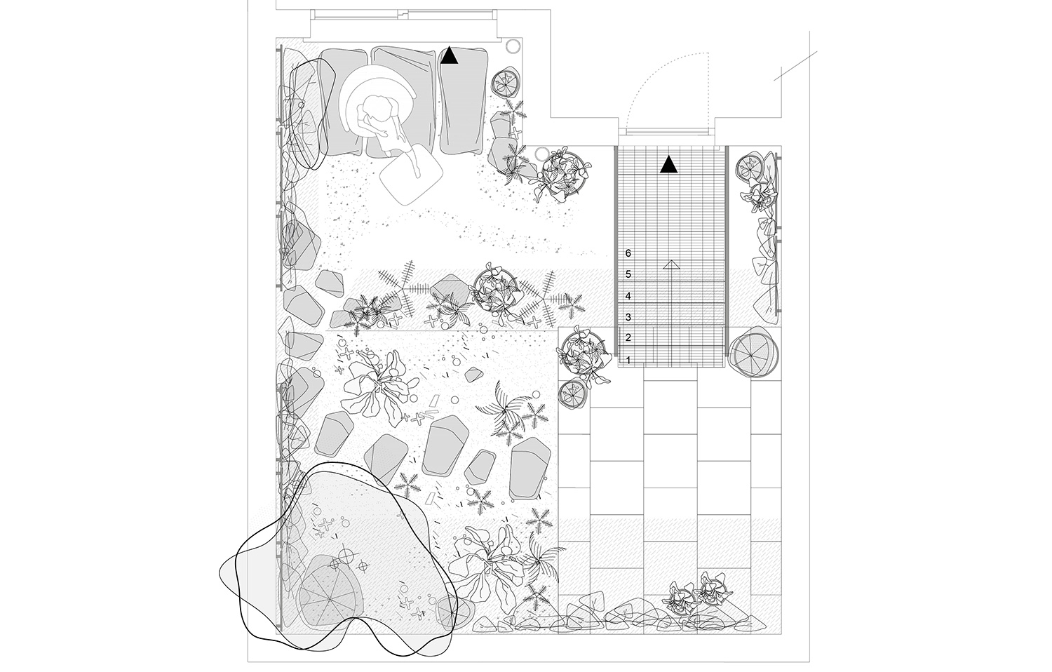 landscapedesign, landscapedrawing, smallgarden