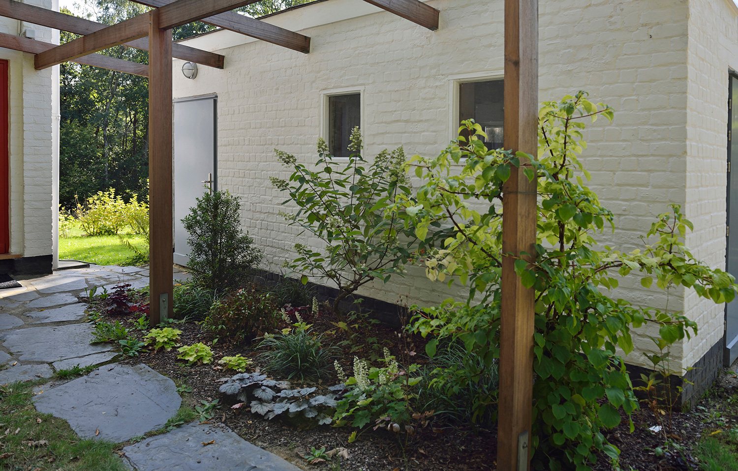 modernism, courtyard, patio